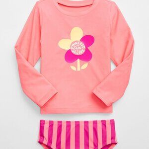 Gap Toddler Girl Two-Piece Rash Guard-3Yrs